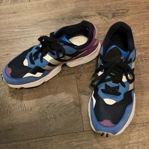 Adidas sneakers purple and blue men’s 8